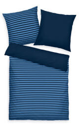 Tom Tailor Lenjerie de pat din bumbac Dark Navy & Cool Blue, 140 x 200 cm, 70 x 90 cm Lenjerie de pat