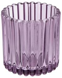 Altom Suport de lumânare din sticlă pentrulumânare de ceai, diametru 7, 5 cm, violet