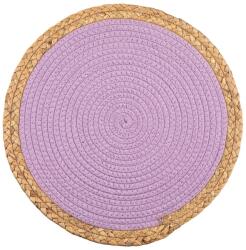 Altom Taburet de masă din bumbac cu diametrul de38 cm, violet