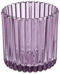 Altom Suport de sticlă pentru lumânări pentrulumânări Tealight, diametru 8, 5 cm, violet