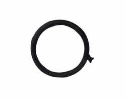 Alemarauto Husa volan din piele negra cusatura rosie marime M 37-39cm (ALM 271022-1)