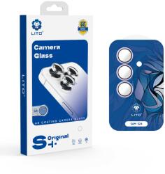 LITO Samsung S24 Lito S+ 3D AR Titánium Kameravédő Üvegfólia - Lila