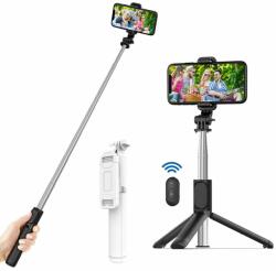 Techsuit Selfie Stick Bluetooth - Techsuit Remote and Tripod Mount (Q01) - White (KF237219)