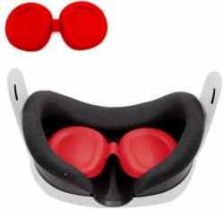 VORTEX VR Protectori de lentile din silicon pentru Meta Quest 3 | Negru (VVR.LENS.SIL.PROTECT.QUEST3.RED.2024)