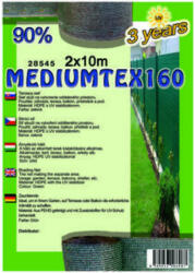  MEDIUMTEX160 Árnyékoló háló 2x10m zöld 90% (28545_-_160)