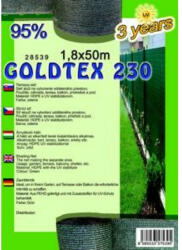  GOLDTEX230 Árnyékoló háló 1, 8x50m zöld 95% (28539_-_230)