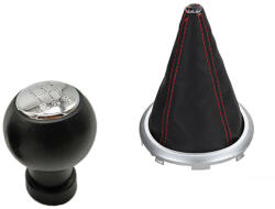valtogomb_hu Suzuki váltógomb és szoknya szett Swift SX4 Alto piros varrással (900PK)