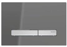 Geberit Sigma50 működtetőlap, 2 mennyiséges öblítéshez, krómozott/tükröződő füstüveg (GE-115.788.SD.2)