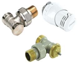 Technik Therm Senso radiátorszelep szett 1/2" sarok, külsőmenetes m22 (TT-RSZM22S)