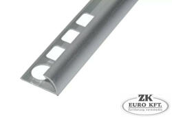 Alumínium ovális pozitív profil 10mm/2, 5m eloxált ezüst (A02061)