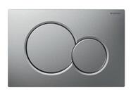 Geberit Sigma01 működtetőlap, 2 mennyiséges öblítéshez, matt króm easy-to-clean bevonattal (GE-115.770.JQ.5)