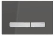 Geberit Sigma50 működtetőlap, 2 mennyiséges öblítéshez, krómozott/fekete (GE-115.788.DW.2)