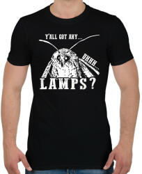 printfashion Lamps? - Férfi póló - Fekete (15939640)