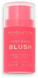 Makeup Revolution Fard Cremos pentru Obraz - Makeup Revolution Fast Base Blush Stick, nuanta Bloom, 14 g