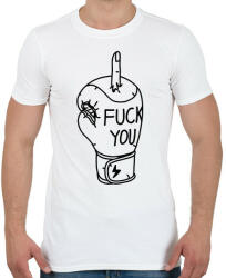 printfashion FCK tatto - Férfi póló - Fehér (15994872)