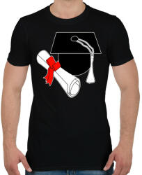 printfashion Ballagás - Férfi póló - Fekete (16071892)