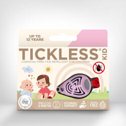 Tickless Kid ultrahangos kullancsriasztó babáknak és kisgyerekeknek Pink - zoldbaba
