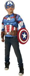 Rubies Set Captain America - Bluza & accesorii (G40224) - orasuljucariilor Costum bal mascat copii