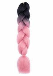  Carla Szintetikus hajfonatok Yulik rózsaszín-fekete 120 cm