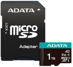 ADATA Premier Pro microSDXC 1TB CL10/U3/V30/A2 (AUSDX1TUI3V30SA2-RA1)