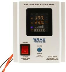 Arax Sursa neintreruptibila UPS Arax PRO 800E 500W, Sinus Pur, Acumulator Extern (UPS-ARAX-PRO800E)