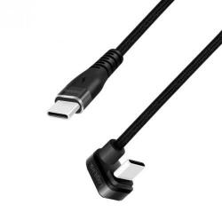LogiLink Cablu de Date / Incarcare Logilink pentru Smartphone USB 2.0 Type-C (T) la USB 2.0 Type-C (T) la 180 Grade 2 x Ecranat Aluminiu 3M Negru (CU0194)