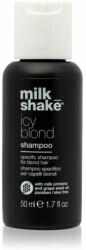 Milk Shake Icy Blond Shampoo sampon a sárga tónusok neutralizálására szőke hajra 50 ml