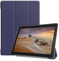 Gigapack Lenovo Tab E10 (TB-X104F) tok álló (Flip, oldalra nyíló, TRIFOLD asztali tartó funkció) sötétkék (GP-84330)