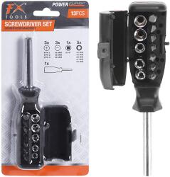 Entac Csavarhúzó tartó, 12 db bit (C22291090) (C22291090)