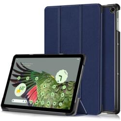 Gigapack Google Pixel Tablet tok álló, bőr hatású (flip, oldalra nyíló, trifold asztali tartó funkció) sötétkék (GP-146607)