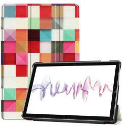 Gigapack Huawei MediaPad M6 10.8 WIFI tok álló (aktív Flip, TRIFOLD asztali tartó funkció, kockás) színes (GP-89138)