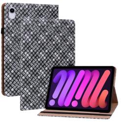 Gigapack Apple IPAD mini 6 (2021) tok álló (Flip, oldalra nyíló, fonott minta) fekete (GP-112959)
