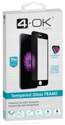 Blautel 4-OK Apple iPhone 12 képernyővédő üveg (3D full glue, íves, teljes felületén tapad, tok barát, karcálló, 9H) fekete (PRF261)