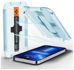 Spigen "Glas. tR SLIM EZ Fit" Apple iPhone 14/13/13 Pro Tempered kijelzővédő fólia (2db) (AGL03385)