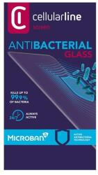 Cellularline ANTIBIOM Samsung Galaxy S21 Plus (SM-G996) 5G képernyővédő üveg (antibakteriális, ultravékony, 9H) fekete (TEMPMICCAGALS21PLK)
