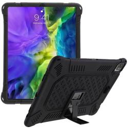 Gigapack Apple IPAD Pro 12.9 (2021) telefonvédő gumi (közepesen ütésálló, kereszt minta) fekete (GP-108714)