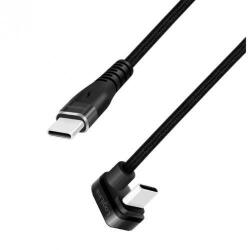 LogiLink Cablu de Date / Incarcare Logilink pentru Smartphone USB 2.0 Type-C (T) la USB 2.0 Type-C (T) la 180 Grade 2 x Ecranat Aluminiu 1M Negru (CU0190)