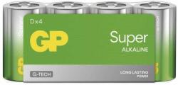 GP Batteries Super D alkáli elem (LR20), 4 db (1013404001)