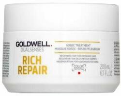 Goldwell Dualsenses Rich Repair 60sec Treatment maszk száraz és sérült hajra, 200 ml