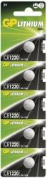 GP Batteries CR1220, lítium, 5 db buborékcsomagolásban (1042122015)