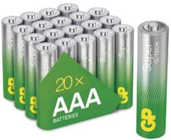 GP Batteries Super AAA (LR03) alkáli elem, 20 db (1013122001)