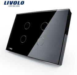 LIVOLO Intrerupator tactil cvadruplu Livolo standard italian (VL-C304-82)