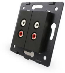 LIVOLO Modul Priza dubla audio, 2xRCA (VL-C7-2AD-15)