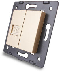 LIVOLO Modul Priza simpla retea calculator, RJ45, Livolo (VL-C7-1C-13)