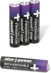 AlzaPower Rechargeable HR03 (AAA) 1000 mAh 4 darab dobozban (APW-BRAAA4BXV2)