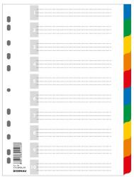 DONAU Regiszter DONAU A/4 műanyag 10 részes színes U7710095PL-99 (U7710095PL-99)