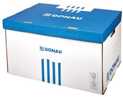 DONAU Archiváló konténer dobozoknak DONAU 555x370x315 mm felfelé nyíló tetővel kék U7665301FSC-10 (U7665301FSC-10)