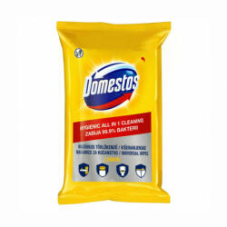 Nedves törlőkendő fertőtlenítő hatással 60 lap/csomag Domestos citrom - pepita