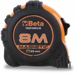 Beta 1691MG Mágneses mérőszalag ütésálló ABS ház, acélszalag, II. pontossági osztály (016910410)