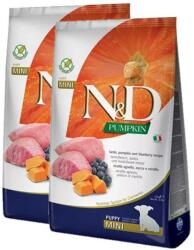  Farmina Farmina N&D Pumpkin Grain Free Canine Puppy Mini Lamb&Blueberry 2x7kg